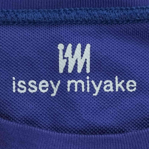 イッセイミヤケ ISSEY MIYAKE 鹿の子 クルーネックTシャツ レディース JPN:M